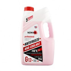 Антифриз 5kg Червоний -42°С G12+ NX05001 "Nowax" (4шт/ящ)