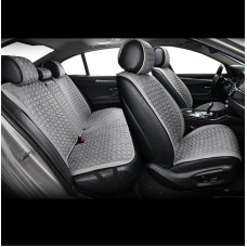 Накидки сидінь преміум класу велюр "Beltex" Monte Carlo Сірий (grey) Повний комплект BX81200
