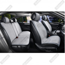 Накидки сидінь алькантара "Elegant" TRENTO Сірий Повний комплект (700 613)