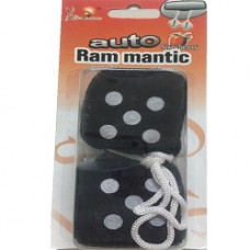 Освіжувач "Кубики" чорні полуниця (2шт/бл.) 12шт/ящ.