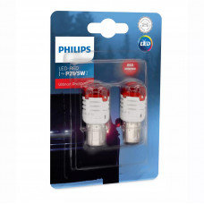 Світлодіод 12V (цок.BAY15s) P21/5 LED "Philips" (11499U30RB2) Red Ultiton Pro3000 (2шт.блист.)