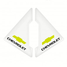 Плівка захисна для дверних КУТІВ Chevrolet силіконова прозора (4шт)