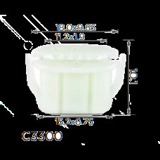 Кліпси C3300 під саморіз RENAULT, CITROEN, PEUGEOT (7703081233, 14534) ( уп. 100 шт.)