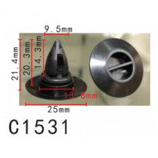 Кліпси C1531 молдингу порогів BMW, MINI, VW (51777171003, 10765) ( уп. 100 шт.)