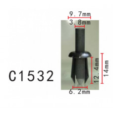 Фіксатор C1532 натискний/розпірний BMW (51467002606, 11900) ( уп. 100 шт.)