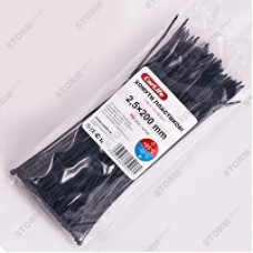 Хомут пласт.чорний 200*3,6 "Carlife" (100шт)