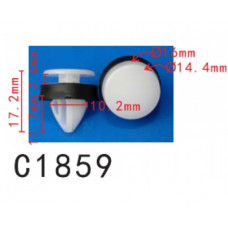 Кліпси C1859 обшивки дверей FORD (W716507-S300, W716507S300, 15561) ( уп. 100 шт)