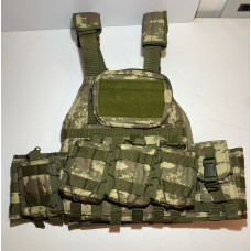 Плитоноска з розвантажувальною системою Хакі темна/світла