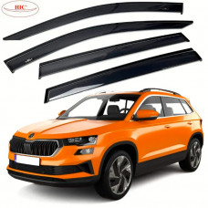 Дефлектори вікон Skoda Kodiaq 2016 - П/К скотч "HIC" SK20