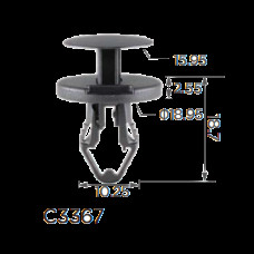 Кліпси C3367 кріплення бампера GM 5116530AA 15296830 (100шт)