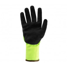Рукавички робочі теплі покриті спіненим латексом #300 (Жовті)