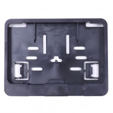 Рамка номера - Мото"Америк.тип"для не стандарт.кріплення Чорна (178*110) УДС- ударостійкий пластик