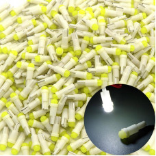 Світлодіод 12V Т5 Білий COB "15300" 0,5W 6000K (уп.10шт) №85