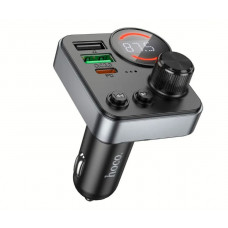 Модулятор Bluetooth "E86" "HOCO" 2хUSB/Type-C PD48W + QC3.0