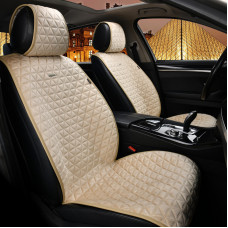 Накидки сидінь алькантара "Elegant" MILANO Бежевий Передні (700 315) (12шт./ящ.)