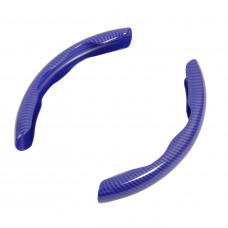 Накладка чохол на кермо універсальна L38см Аквапринт карбон 3D Синій