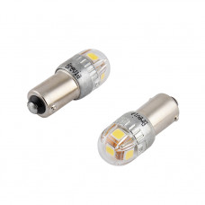 Світлодіод 12/24V T8 Білий T4W 4x2835SMD 150Lm 6000K "Brevia" CANbus №10219 (2шт)