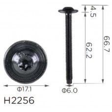 Гвинт H2256 VOLKSWAGEN M6 (WHT000425, 19219) ( уп. 100 шт.)