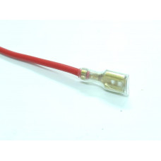 Наконечник "Мама" 6,3мм + провід 15см червоний/чорний 41-В20