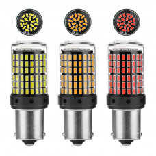 Світлодіод 12V Т25/5 Білий 144SMD-3014 Скло 700Lm №1157 Box