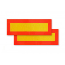 Табличка світло-відбивна 20х50см "Довгомір" - Клеющая стірчка - Соти (2шт.)