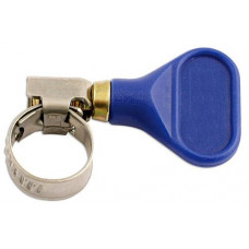 Хомут-метелик W2 10–16 мм, із затискачем нержавіюча сталь "HOSE CLAMP" КВАНТ (100шт/уп)