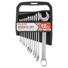 Набір ключів комбінованих (12шт) 6-22мм "Carlife" (WR4212) Пластик/хром-ванадіум метал (10шт/уп)