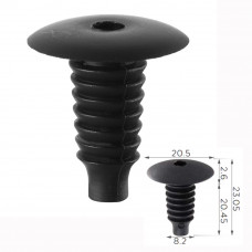 Кліпси C0942 обшивки салон/багажник OPEL,BMW,VW,SEAT,SKODA, AUDI,MERCEDES,FORD (2207713) (уп.100шт)