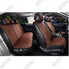 Накидки сидінь алькантара "Elegant" TRENTO Кавові Повний комплект (700 615)