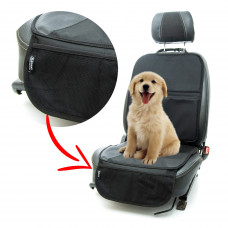 Захисна накидка переднього сидіння Вологонепроникна "Elegant"100 662 чорна (44х115см)