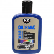 Поліроль кузова крем 250ml Синій "K2" K020Blue Color Max / приховує подряпку / посил. колір (6)