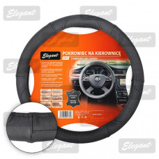 Чохол на кермо шкіра "XL" (42см) чорний Elegant 105653 (25шт/ящ)