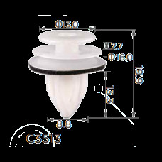 Кліпси C3513 обшивки універсальна ( уп. 100 шт)