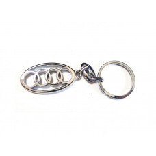 Брелок для ключів Audi метал/хром