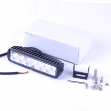 Фара-LED Прямокутник 18W 155*42*40mm (3W*6) 10-30V Ближнє/Flood (07T-18W/40/F) (1шт)