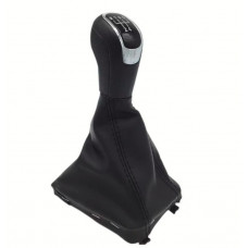 Ручка КПП з чохлом Skoda Superb 3T MKII(08-12) пластик Black(R5 Speed) FXSKD-01/5