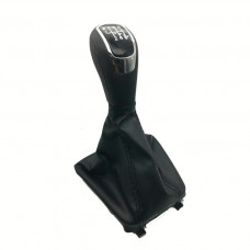 Ручка КПП з чохлом Skoda Superb 3T MKII(08-12) пластик Black(R6 Speed) FXSKD-01/6