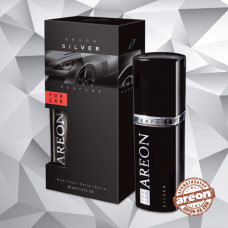 Освіжувач спрей 50ml - "Areon" - Premium Perfume - Silver (Срібло) пласт.пляшка (6шт/уп)