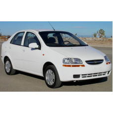 Дефлектори вікон Chevrolet Aveo I, II SD 02-06 Т200 П/К скотч "AV-Tuning"