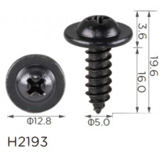 Саморіз H2193 з шайбою HYUNDAI,KIA (1249205163, 12492-05163, 18073) ( уп. 100 шт.)