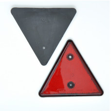 Катафот трикутний червоний 160х140 (з рамкою) "Stark" 2шт