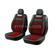 Майка чорна/червона передня автотканина (закрита/2 підг-ки) "PILOT"