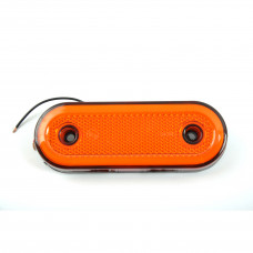 Габарит - помаранчевий - 115х40мм - 24V Led 20 діодів - Неоновий "KIR-233" - К-266 (1шт)