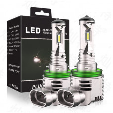 Лампа LED H7 радіатор+кулер 60W/9600Lm/6000K 3570 Chip 9-18V "A50" 12 міс. гарантії