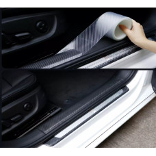 Плівка захисна від подряпин K3D (силікон 1мм) Карбон Прозорий 5см*5м (на двері, пороги корпус авто)
