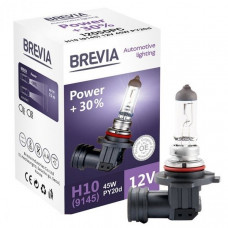 Лампа 12V_H10/9145 45W + 30% "Brevia" (1шт) (12050PC) (10шт/уп)