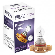 Лампа 12V (цок.PG20/7) PSX24W + 30% "Brevia" (12225C)