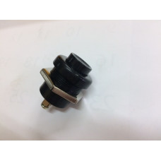 Вимикач кнопковий (пускач чорний) гвинт латунний RH-018