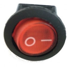 Клавіша №118 червона кругла On Off 12V