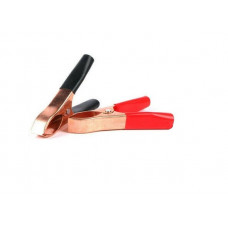 Затискачі для клеми АКБ (крокодили) (+/-) 30А (д.70мм/ш.10мм/т.0.3мм)